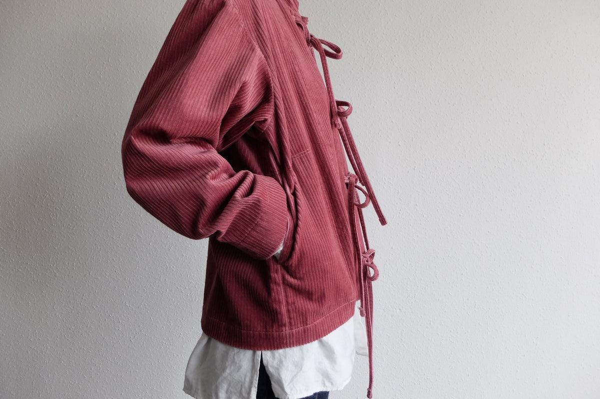 木間服装製作 コーデュロイバンドカラージャケット 4color｜unisex freesize