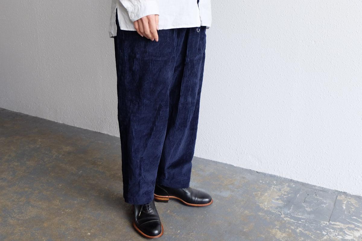 木間服装製作 コーデュロイパンツ 4color｜unisex freesize