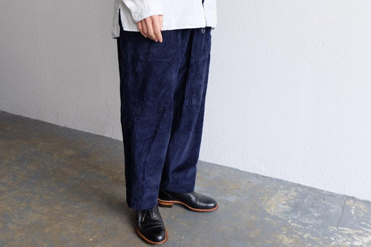 木間服装製作 コーデュロイパンツ 4color｜unisex freesize