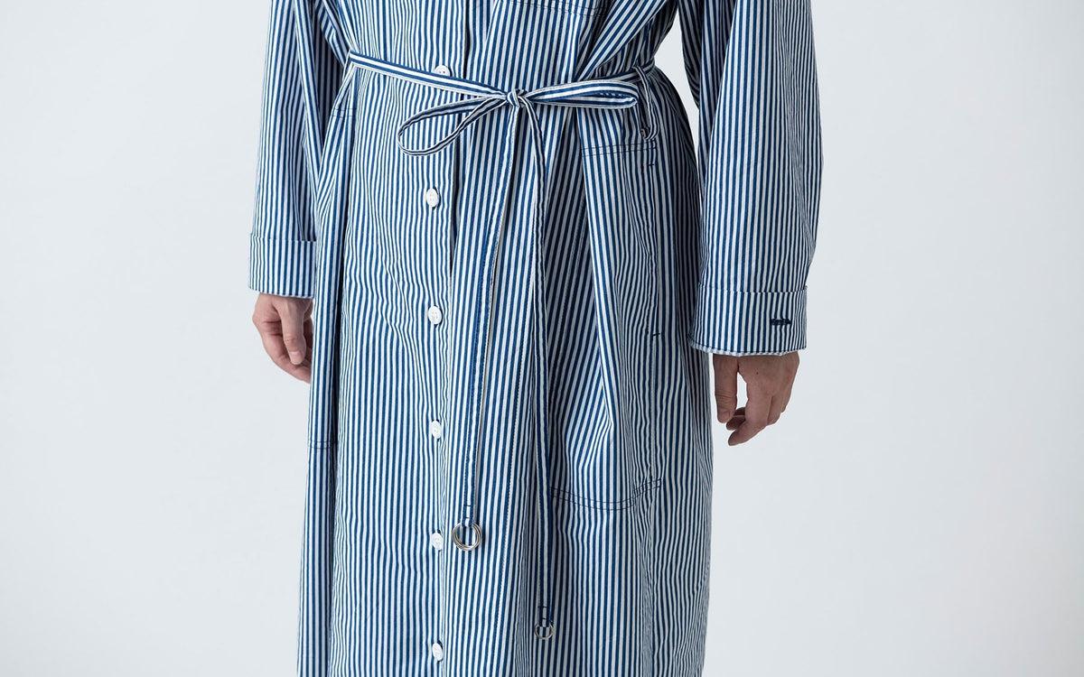 木間服装製作 longshirt navy｜unisex freesize