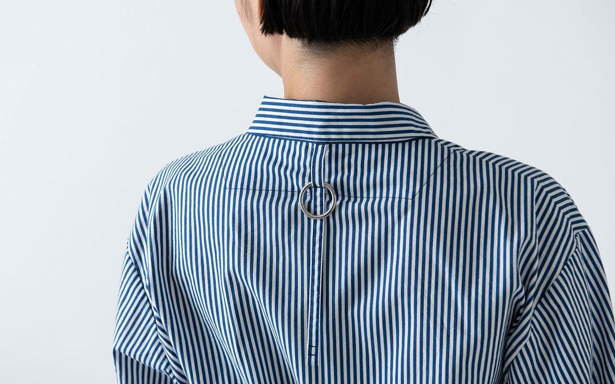 木間服装製作 longshirt navy｜unisex freesize