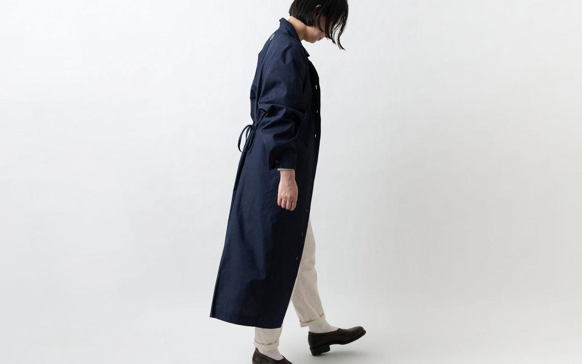 木間服装製作 longshirt navy｜unisex freesize