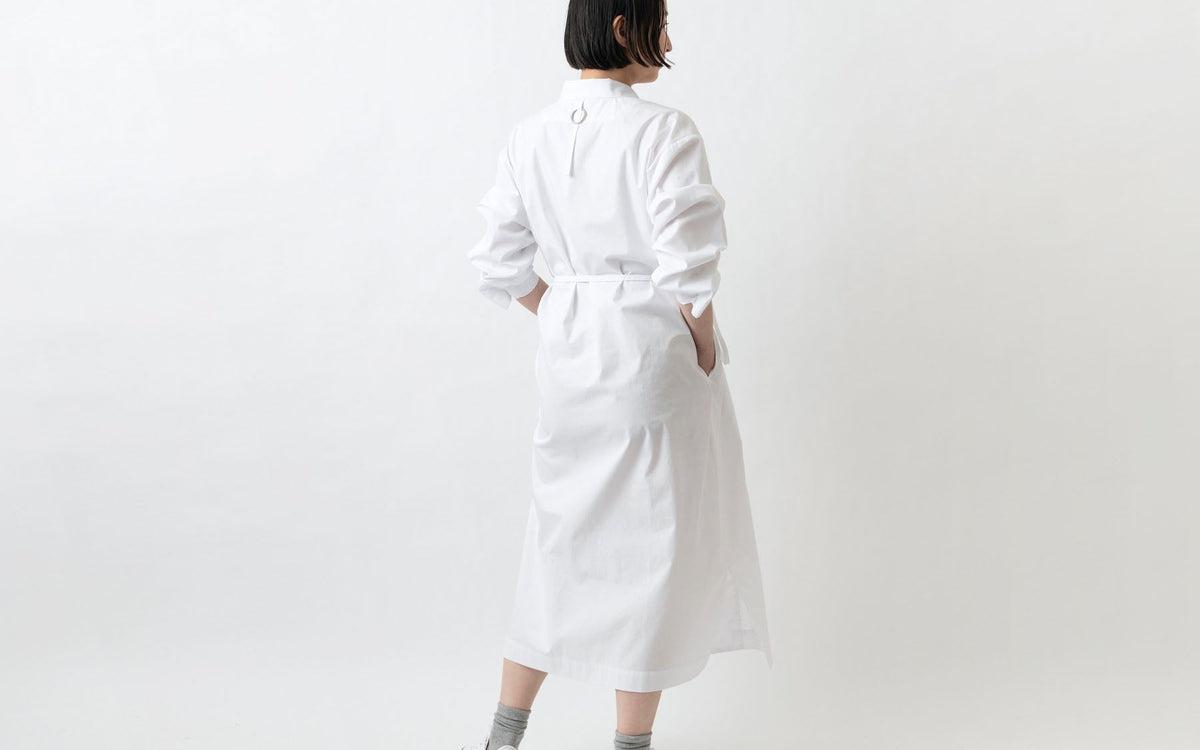 木間服装製作 longshirt white｜unisex freesize