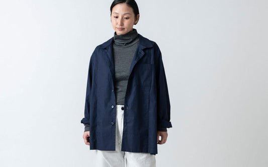 木間服装製作 shirt navy|unisex 2size