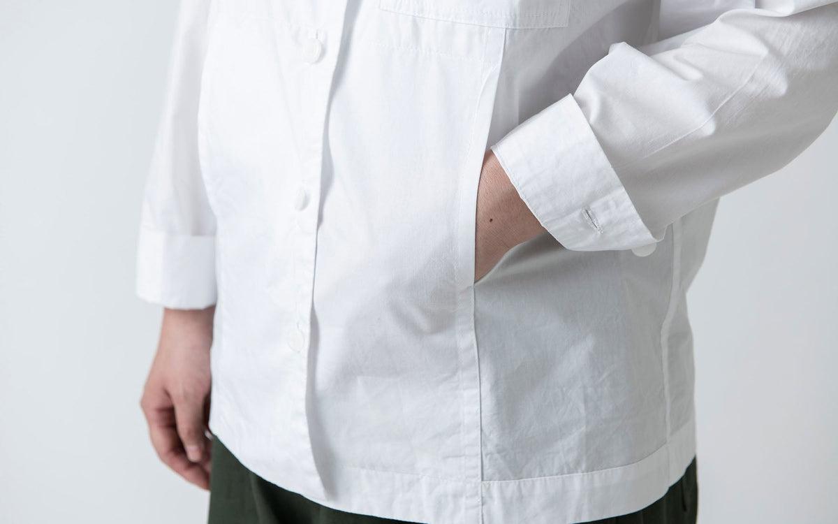 木間服装製作 shirt white｜unisex 2size