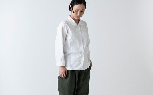 木間服装製作 shirt white｜unisex 2size