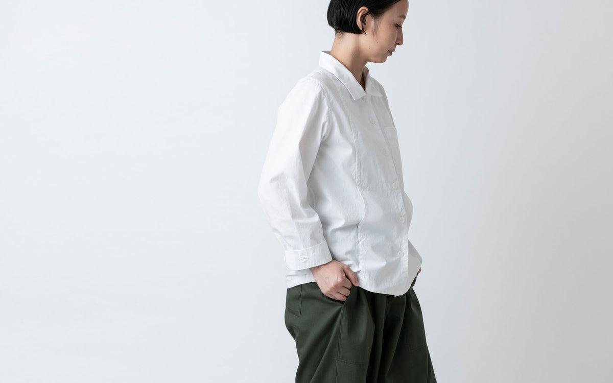 木間服装製作 shirt white｜unisex 2size