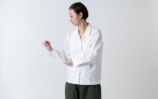 木間服装製作 shirt white｜unisex 2size