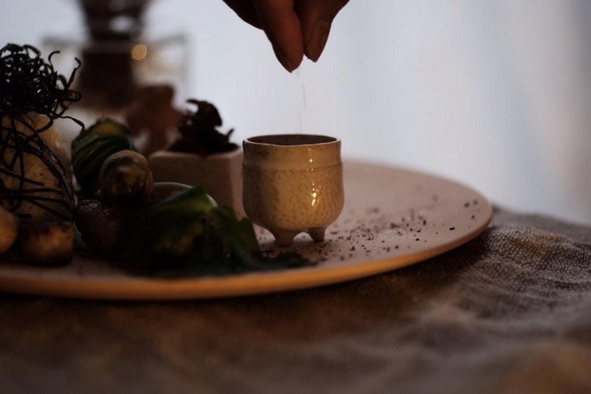 【木目選択可】ろくろ挽きの木皿 栃の木 27cm