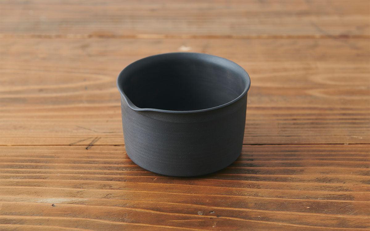 切立湯冷し 黒練 焼締め