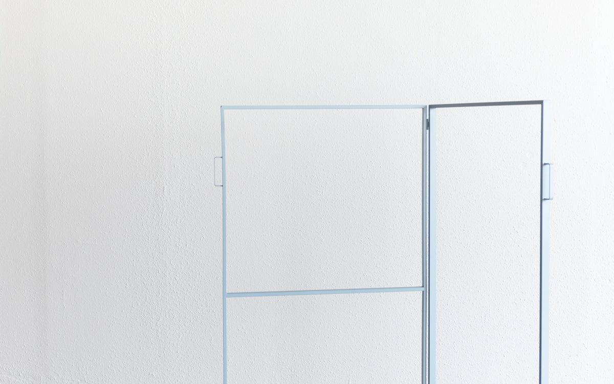 【受注製作】アイアンハンガーフレーム ＜ブルーグレー・ブラック＞