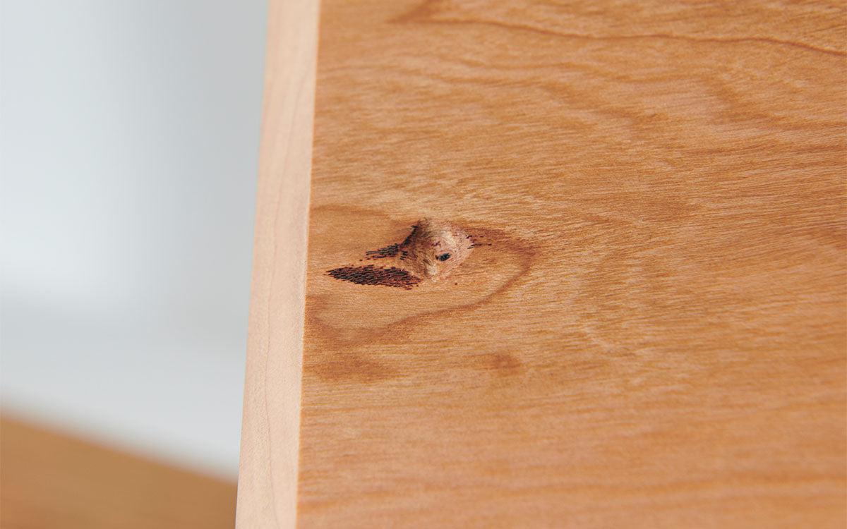 【受注製作】チェリーの大きなプレート 230×230mm｜オイル・蜜蝋仕上げ