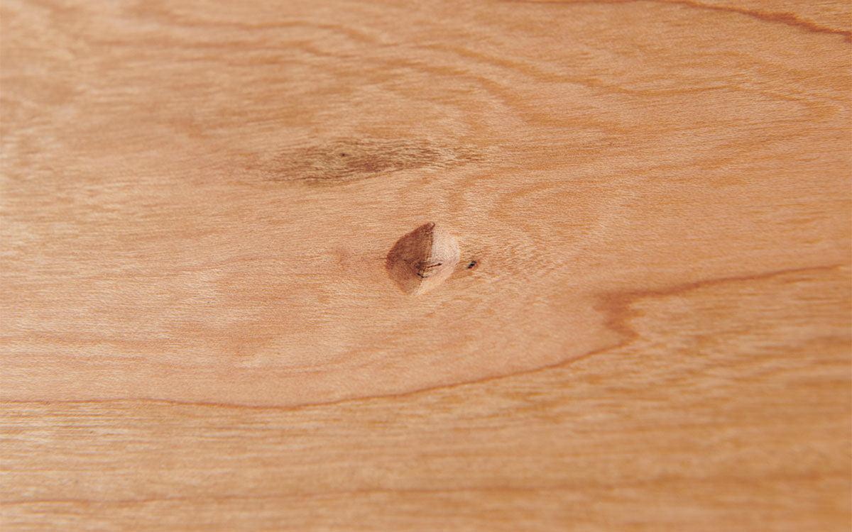 【受注製作】チェリーの大きなプレート 230×230mm｜オイル・蜜蝋仕上げ