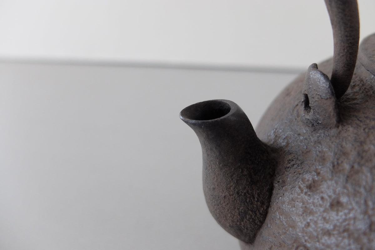 鉄瓶 平丸無地 1.0L