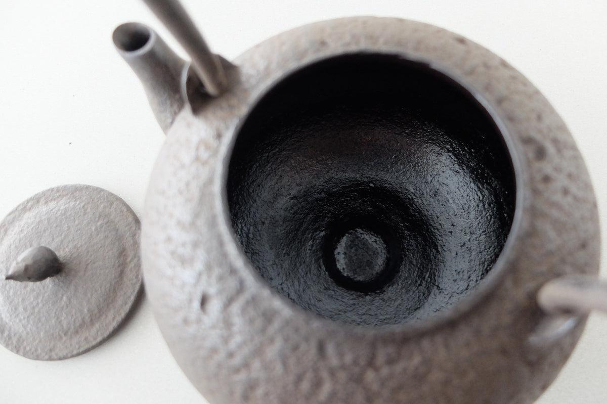 鉄瓶 平丸無地 1.0L