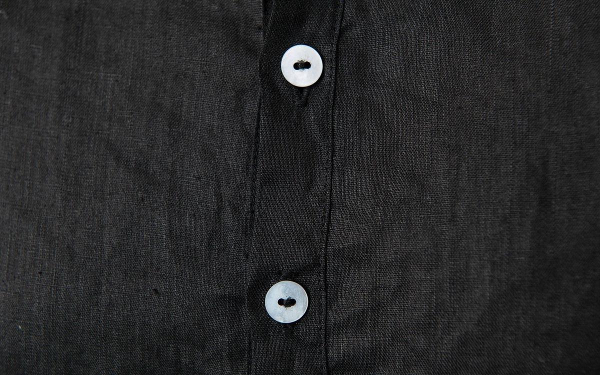 MITTAN / 大麻シャツ 高密度 SH-57B 松煙 / unisex