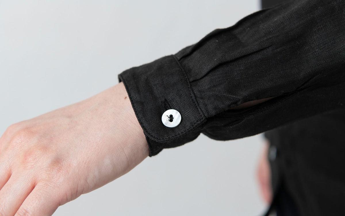 MITTAN / 大麻シャツ 高密度 SH-57B 松煙 / unisex