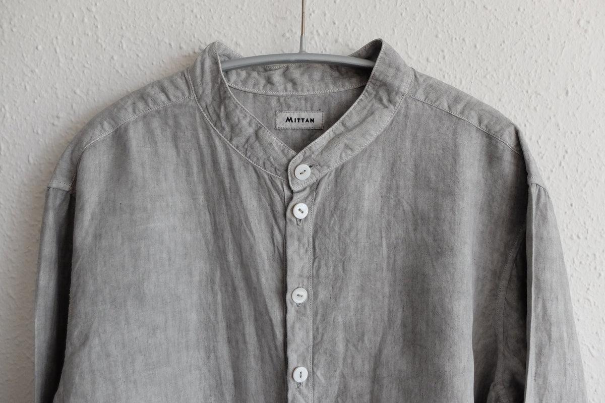 MITTAN / 大麻シャツ 高密度 SH-57B 松煙 / unisex