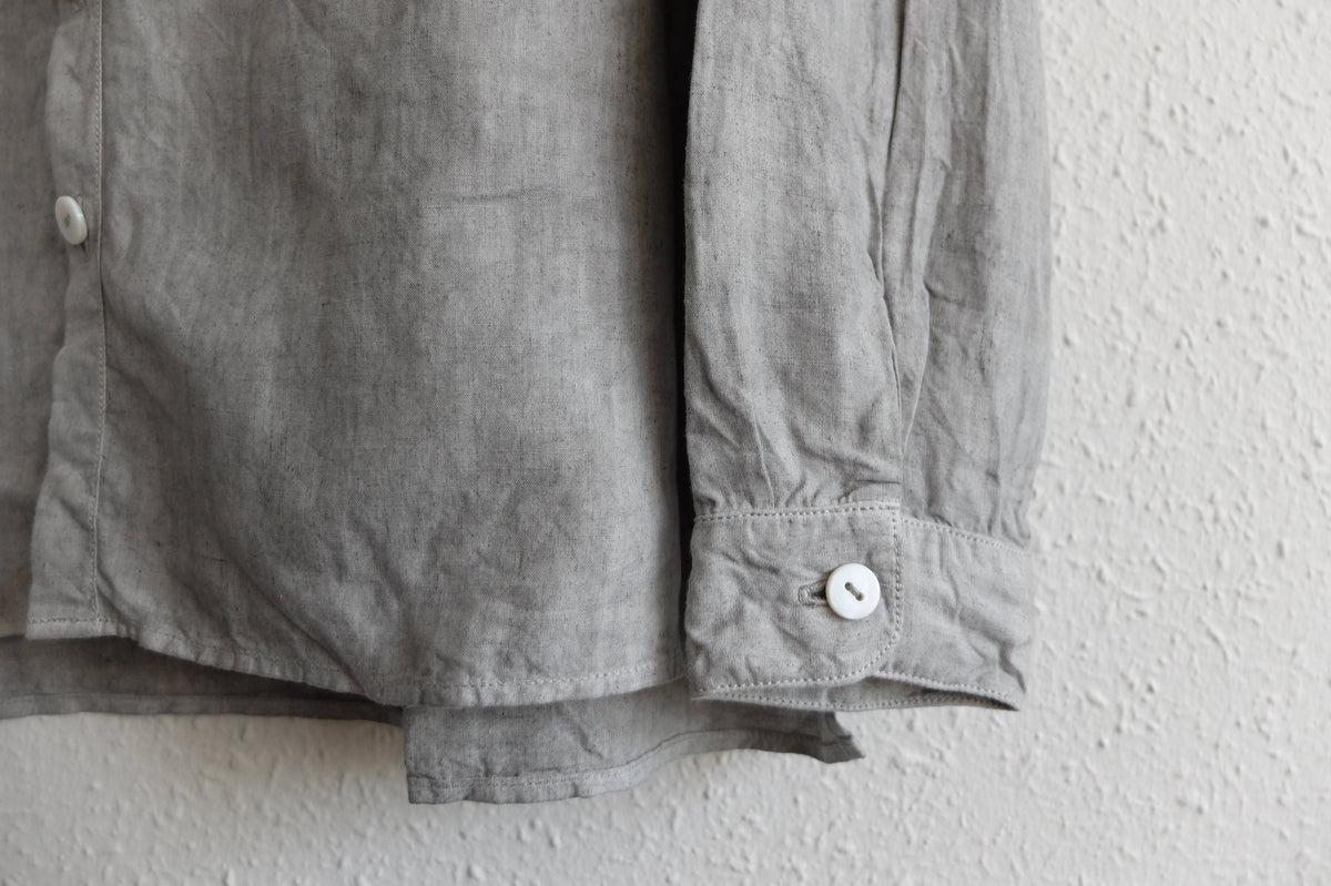 MITTAN / 大麻シャツ 高密度 SH-57B 松煙 / unisex