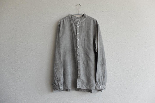 MITTAN / 大麻シャツ 高密度 SH-57B 松煙 / unisex