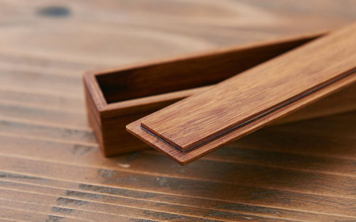 箸箱 寄竹 拭き漆｜生漆