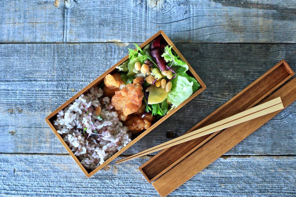 箸箱 寄竹 拭き漆｜生漆