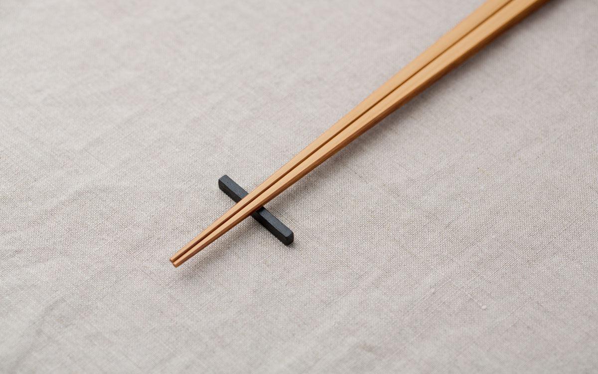 竹箸 白竹 拭き漆 ＜22.5cm・24cm＞