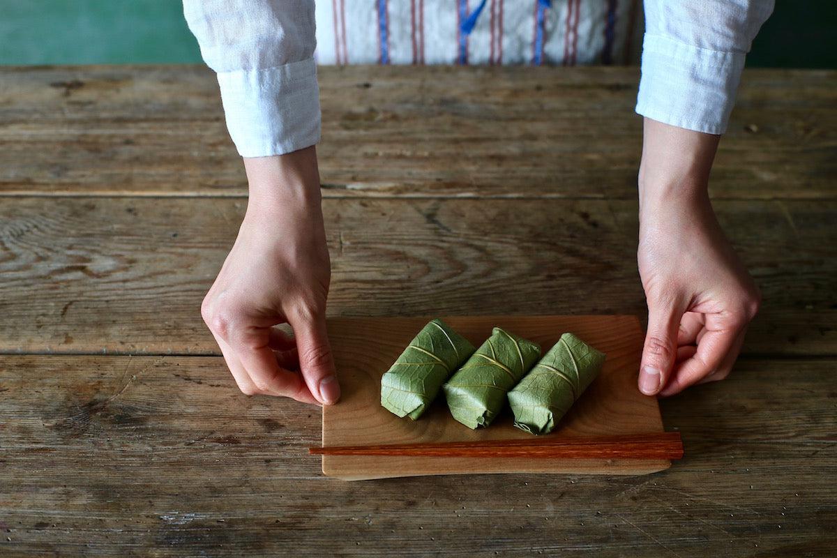 竹箸 燻し煤竹 拭き漆 ＜22.5cm・24cm＞