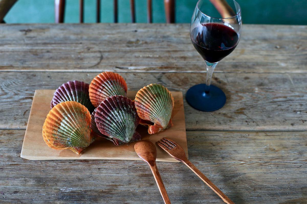 竹のスプーン 拭き漆 黒