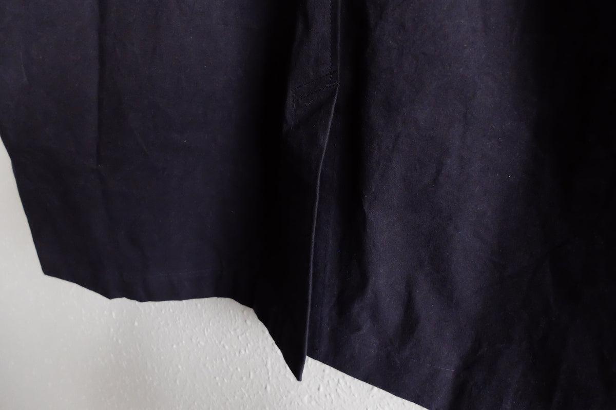 バフクロス オーバーサイズジャケット ブラックネイビー｜unisex 3 size