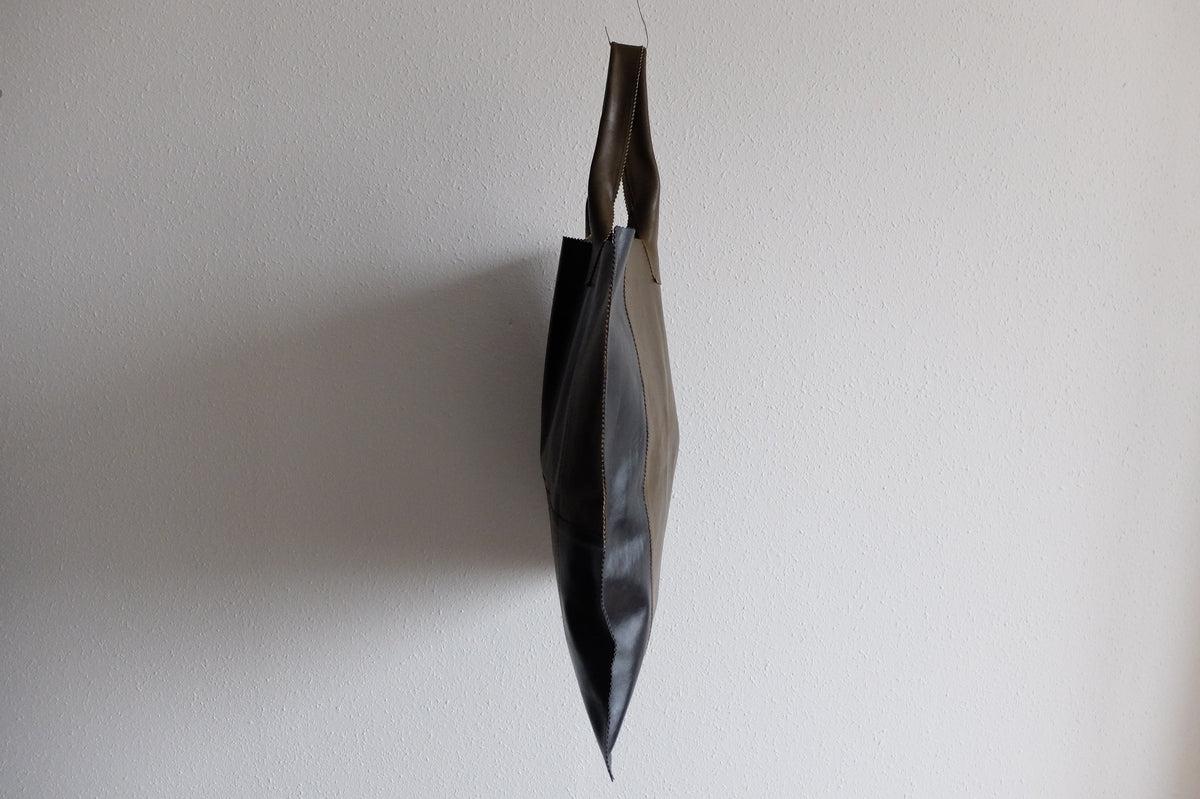 ビッグレザートートバッグ パッチワーク（C）