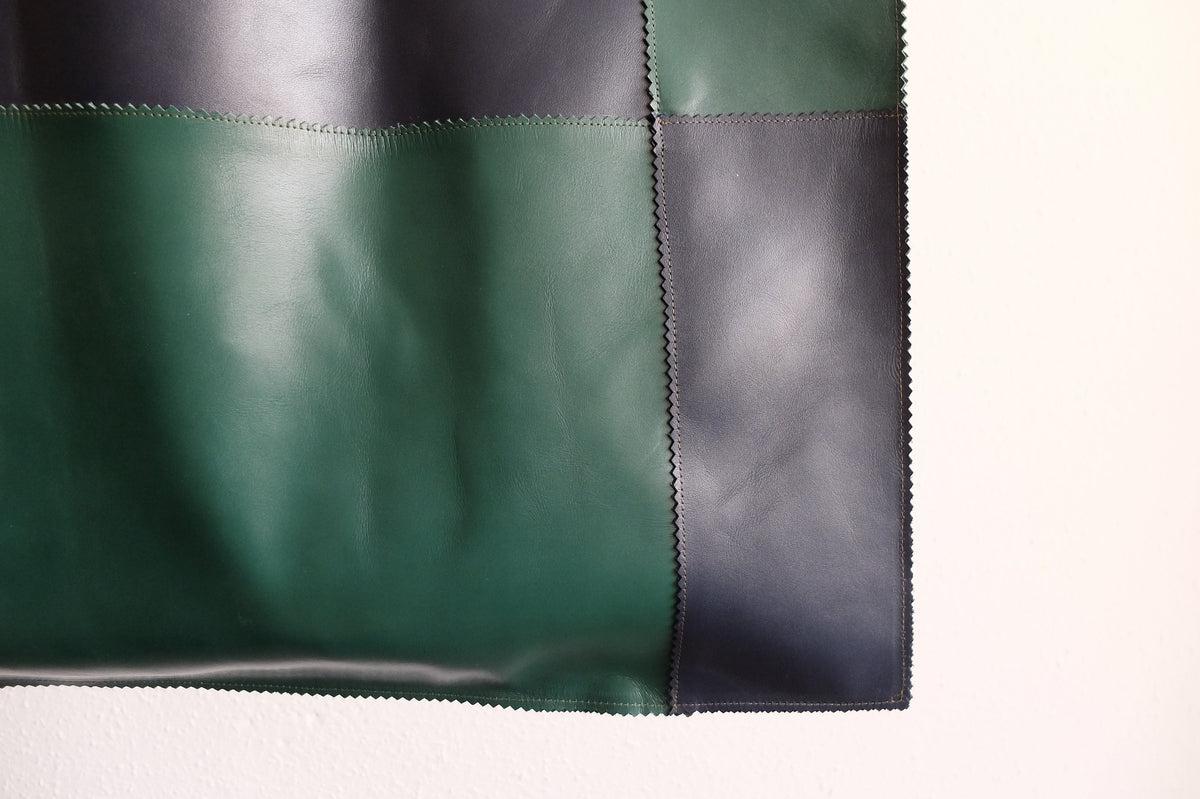 ビッグレザートートバッグ パッチワーク（E）