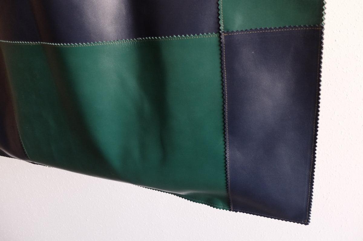 ビッグレザートートバッグ パッチワーク（E）