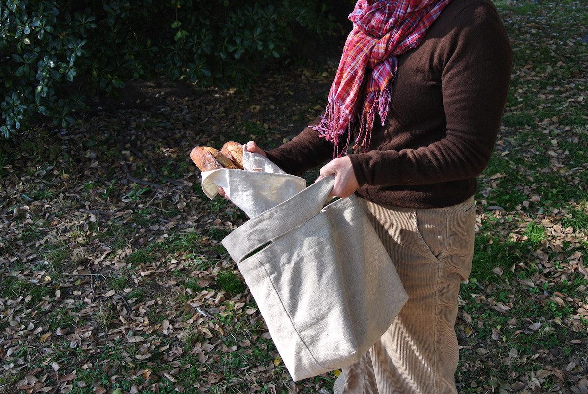 ブレッドバッグ（パンなリネンバッグ）