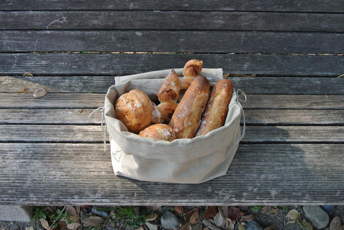 ブレッドバッグ（パンなリネンバッグ）
