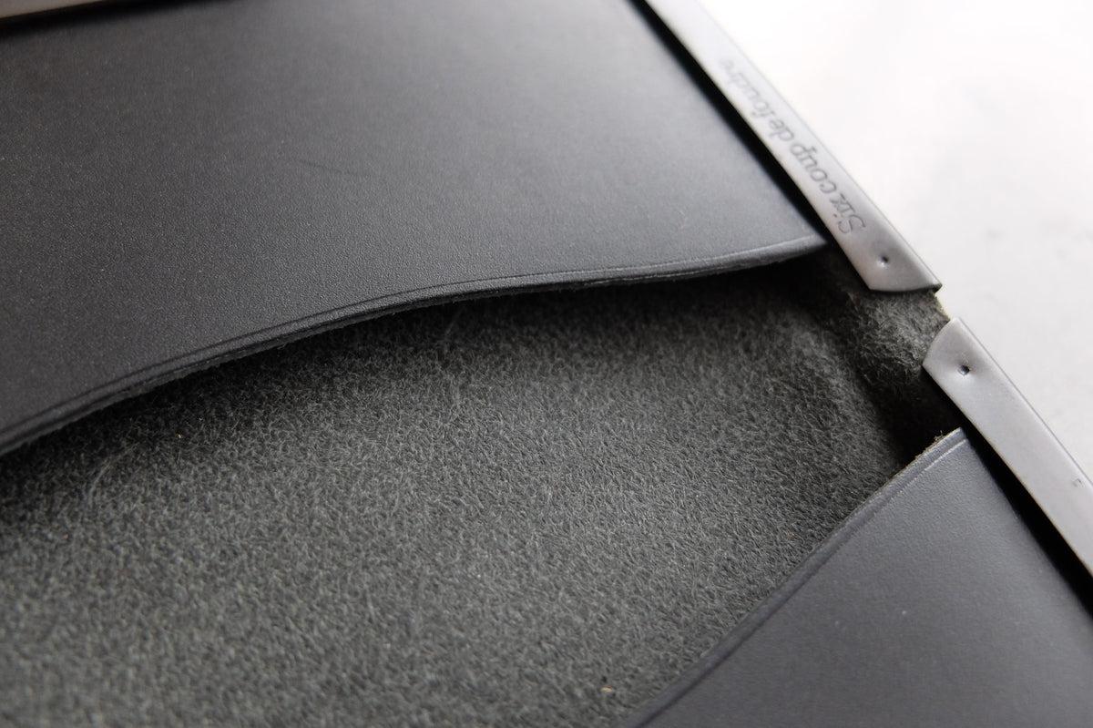 card case ＜牛革黒染＞