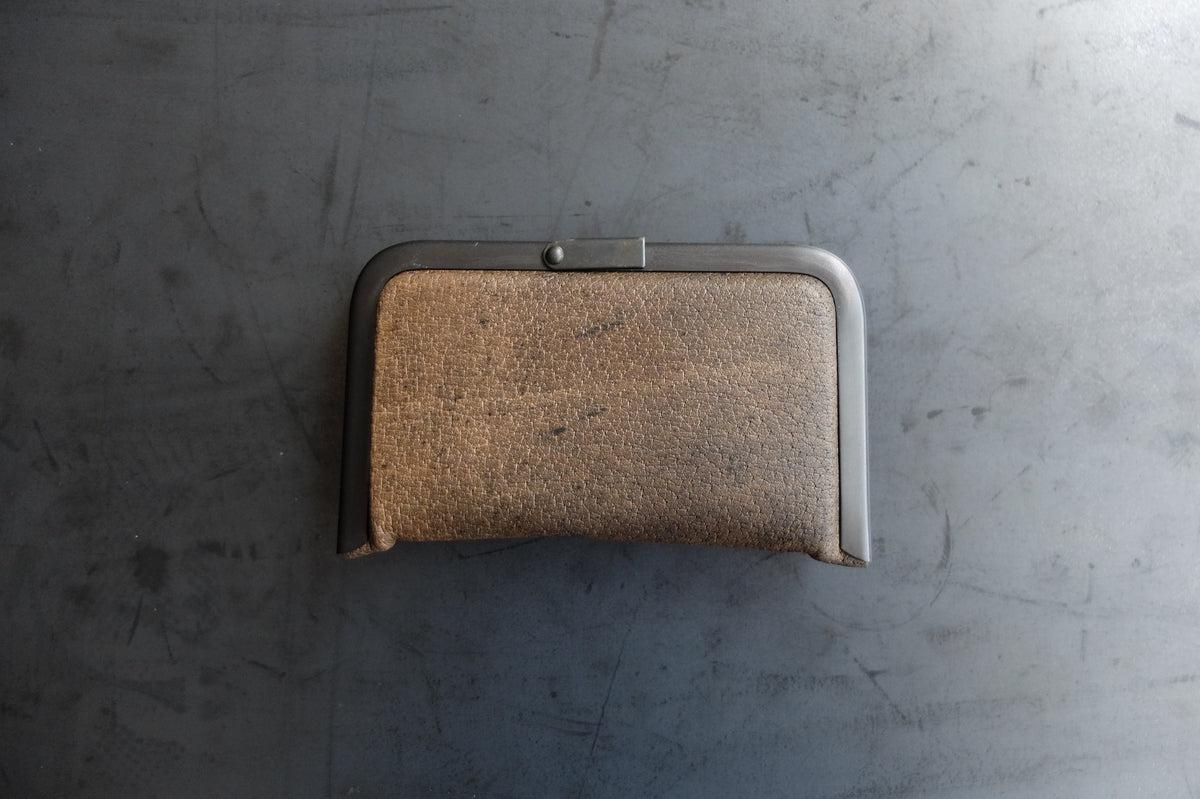 card case ＜猪革墨染＞