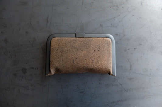 card case <猪革墨染>