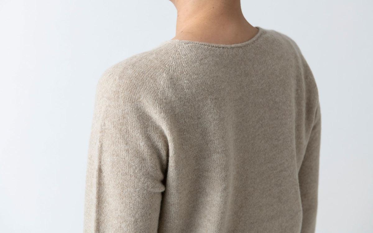 enrica cashmere knit｜camel