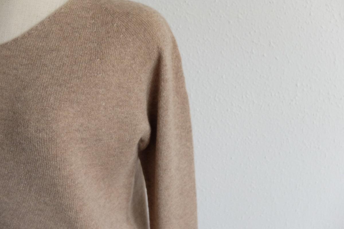 enrica cashmere knit｜camel