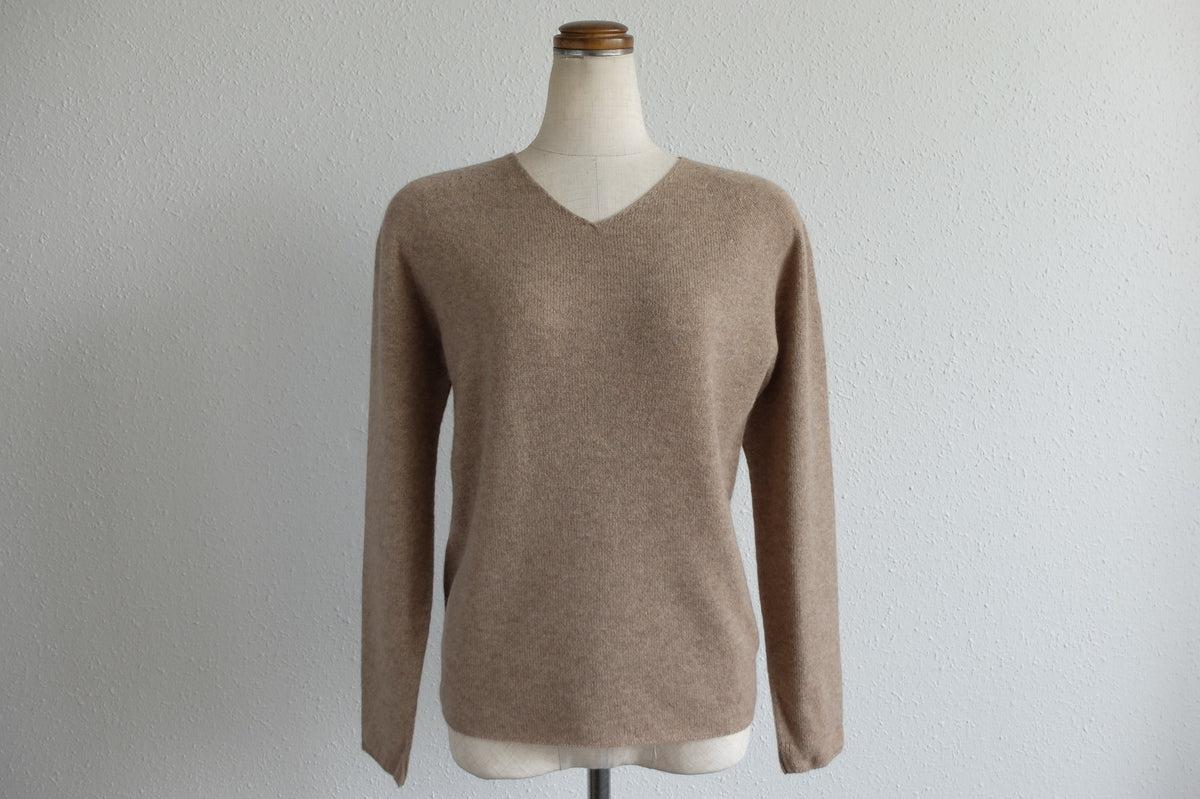 enrica cashmere knit｜camel