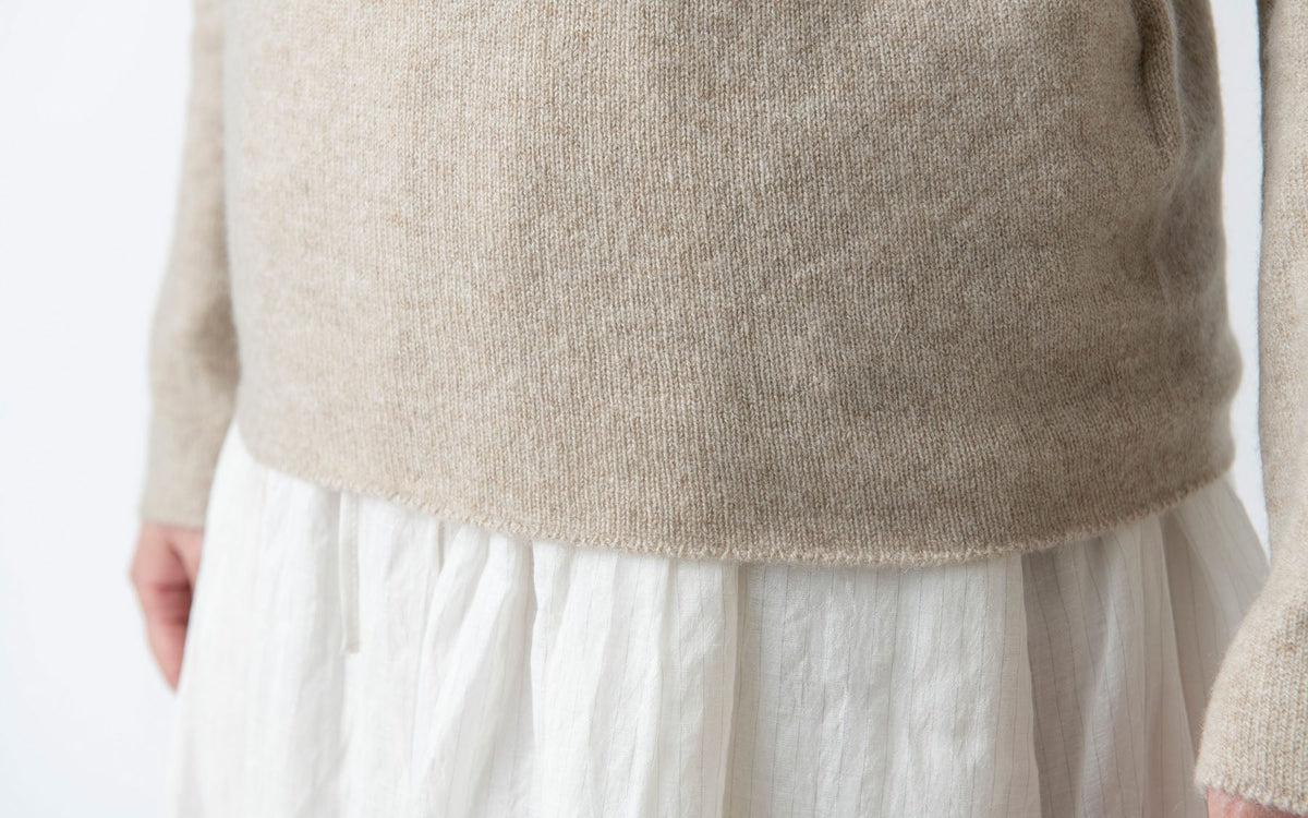 enrica cashmere knit｜charcoal