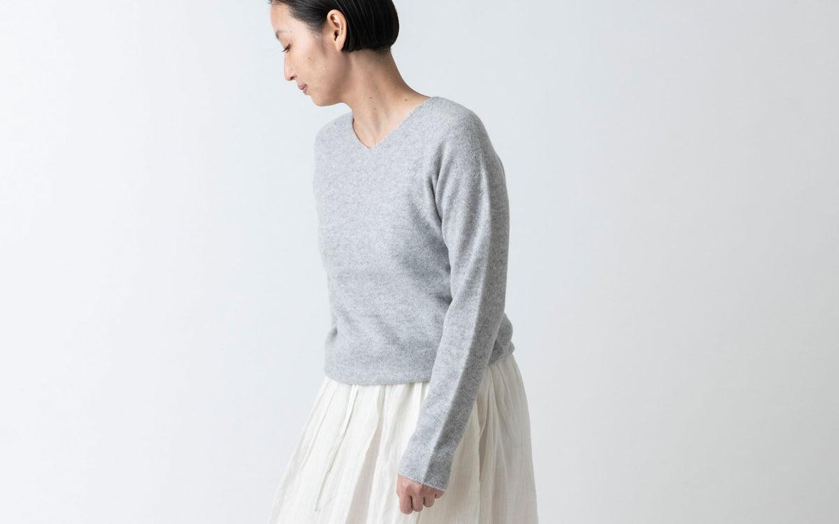 enrica cashmere knit｜charcoal