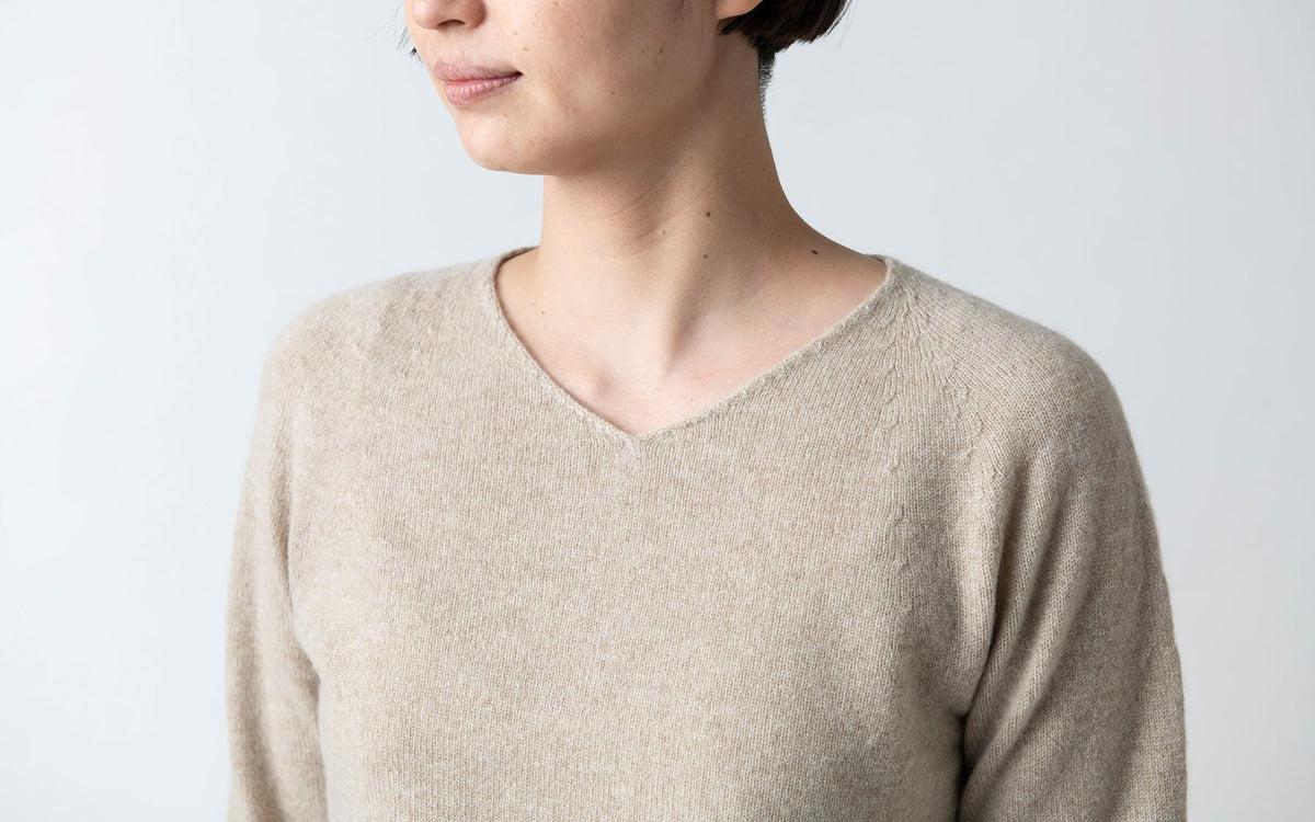 enrica cashmere knit｜grey