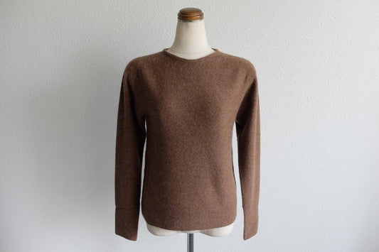 enrica cashmere sable knit｜dark brown