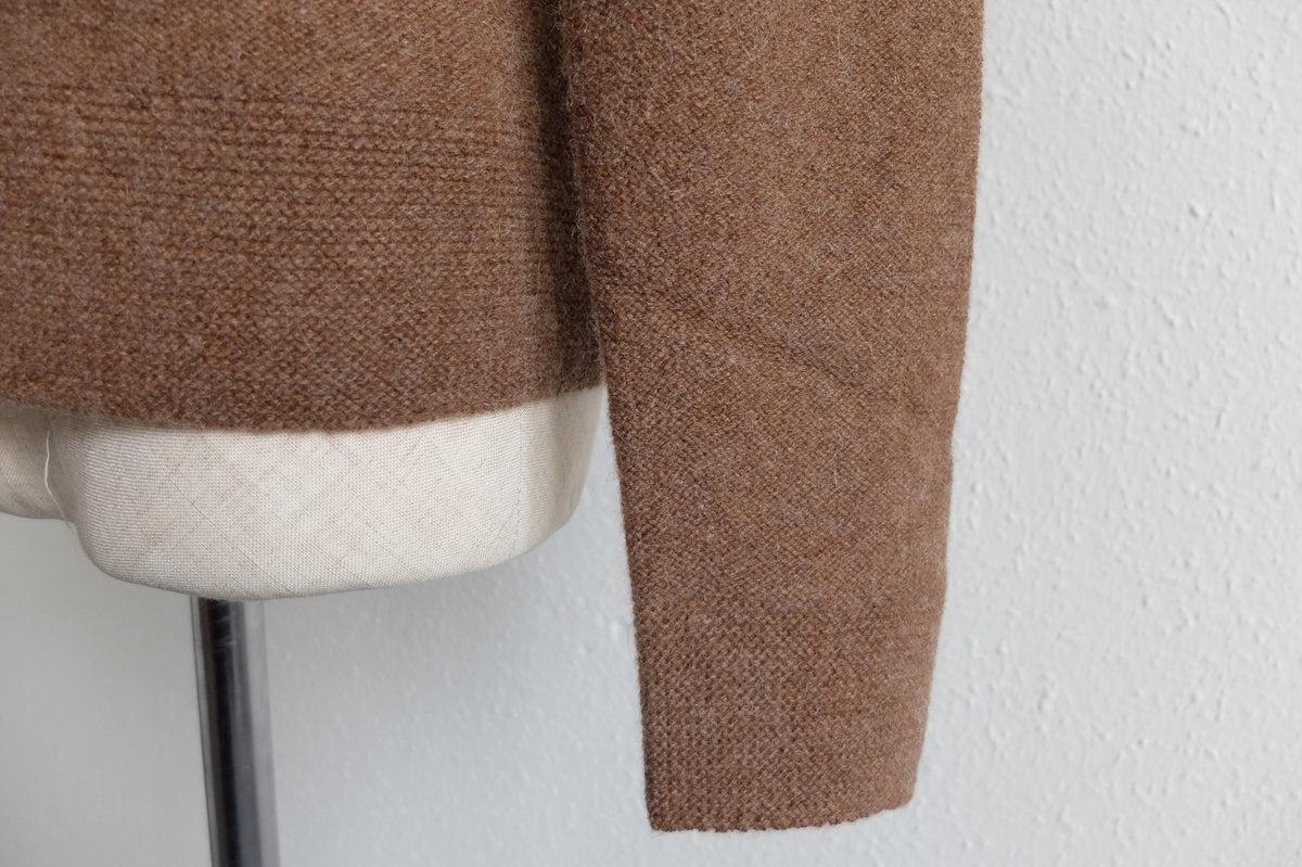 enrica cashmere sable knit｜dark brown