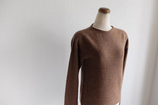 enrica cashmere sable knit|dark brown