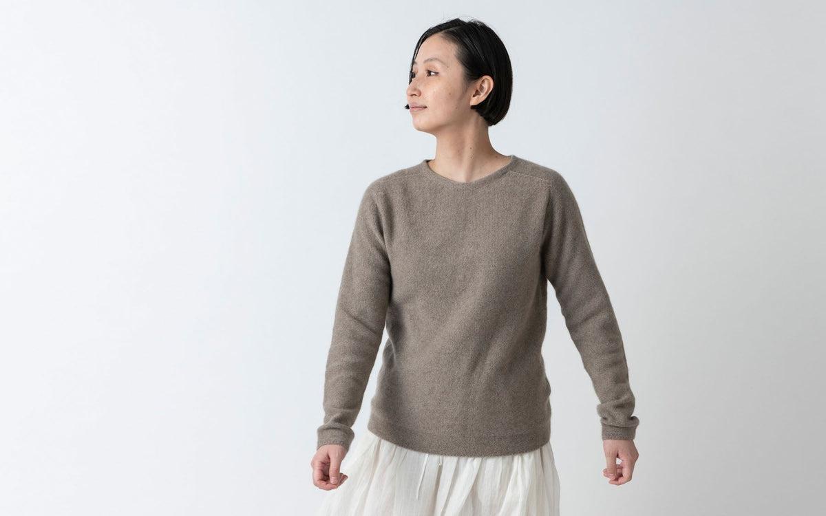 enrica cashmere sable knit｜mocha