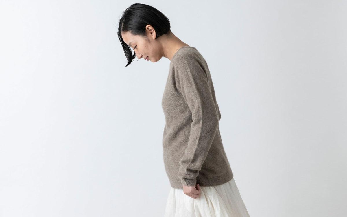 enrica cashmere sable knit｜mocha