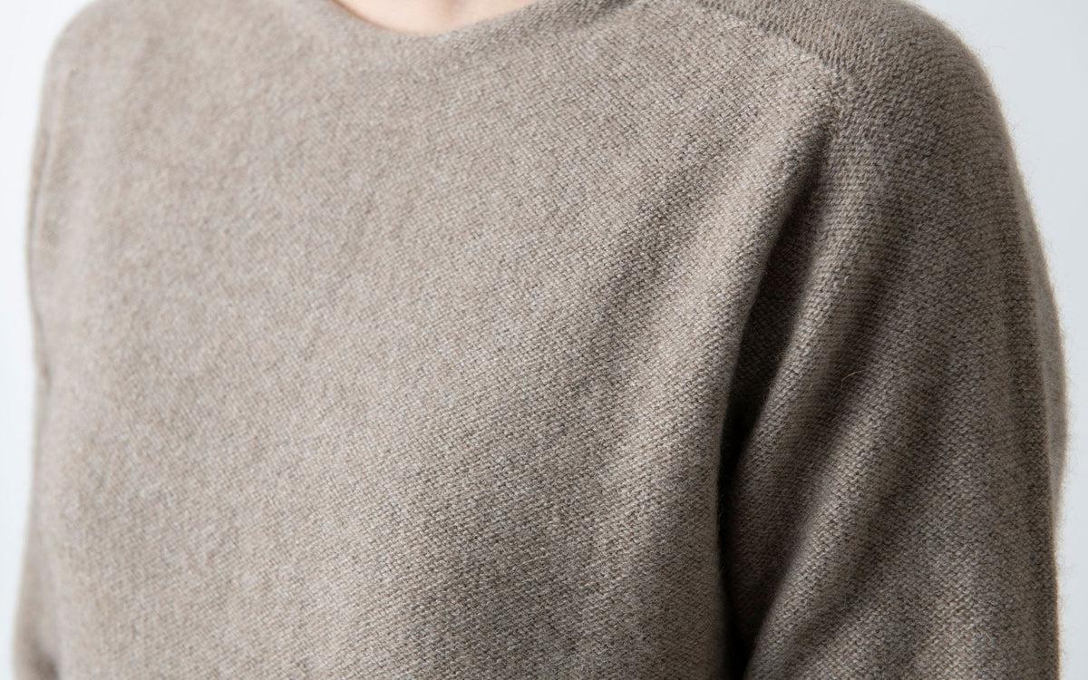 enrica cashmere sable knit｜mocha